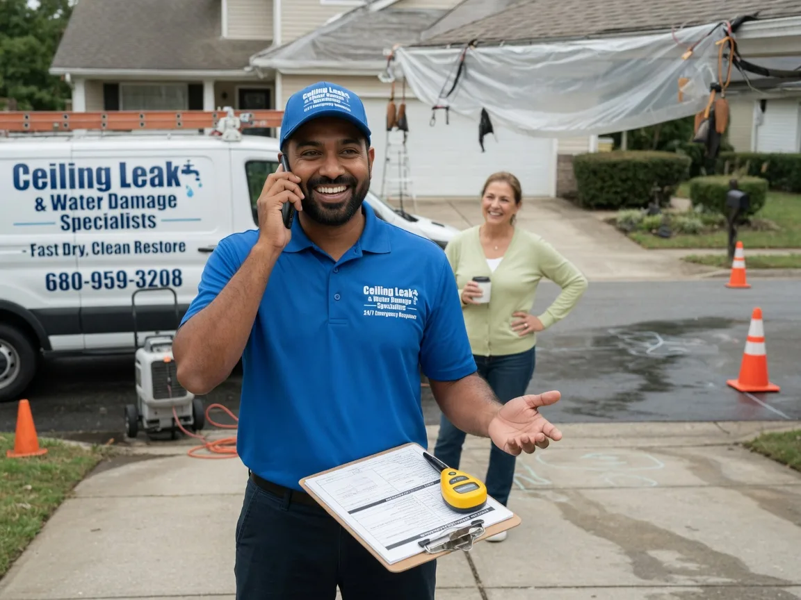Ceiling Leak Cleanup Rossiter, PA FAQs